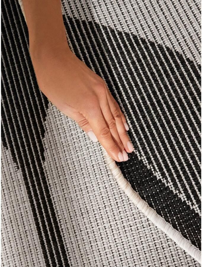 HANSE Home Outdoorkleed Bowen omkeerbaar tapijt Binnen en buiten platweefsel weerbestendig onderhoudsvriendelijk robuust - Foto 7