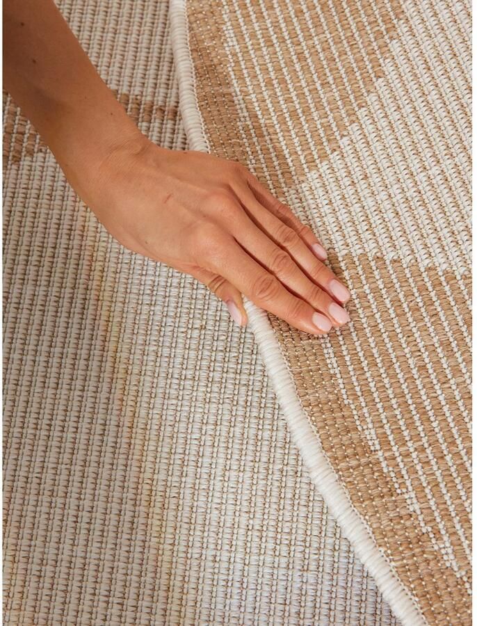 HANSE Home Outdoorkleed Bowen omkeerbaar tapijt Binnen en buiten platweefsel weerbestendig onderhoudsvriendelijk robuust - Foto 5