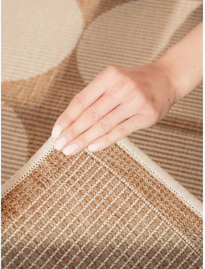 HANSE Home Outdoorkleed Bowen omkeerbaar tapijt Loper binnen en buiten platweefsel weerbestendig onderhoudsvriendelijk robuust - Foto 4