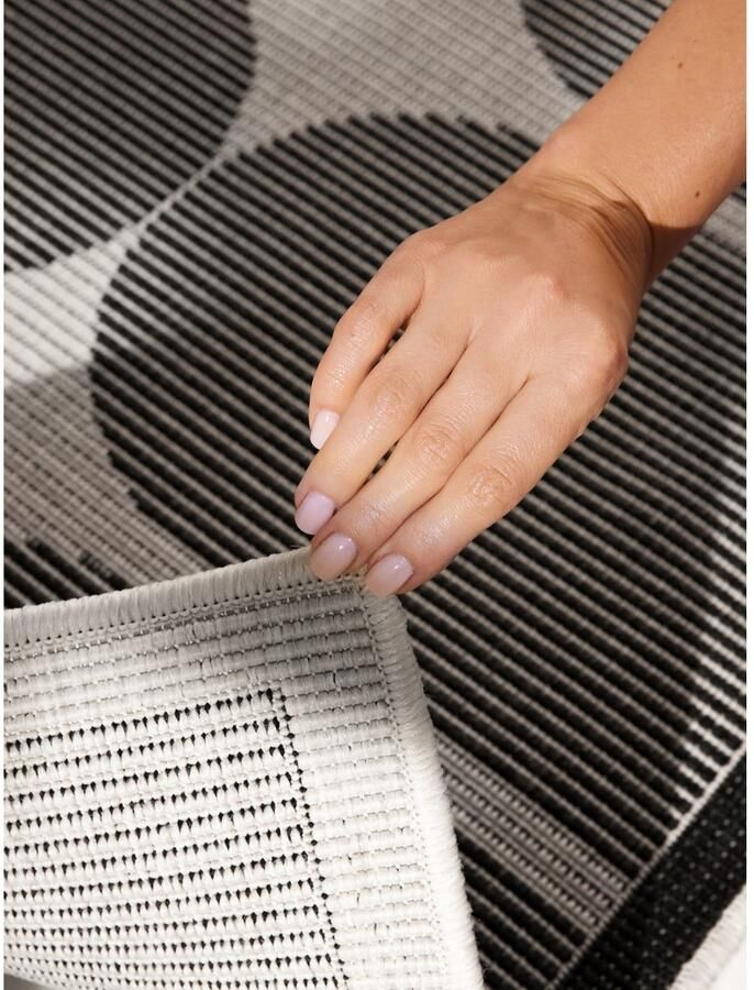 HANSE Home Outdoorkleed Bowen omkeerbaar tapijt Loper binnen en buiten platweefsel weerbestendig onderhoudsvriendelijk robuust - Foto 3