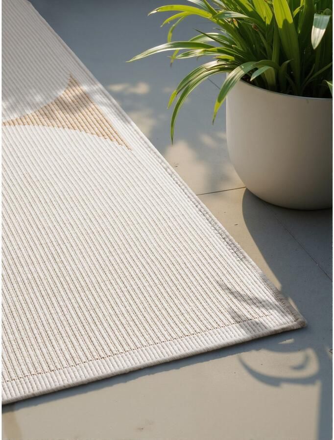 HANSE Home Outdoorkleed Bowen omkeerbaar tapijt Loper binnen en buiten platweefsel weerbestendig onderhoudsvriendelijk robuust - Foto 8