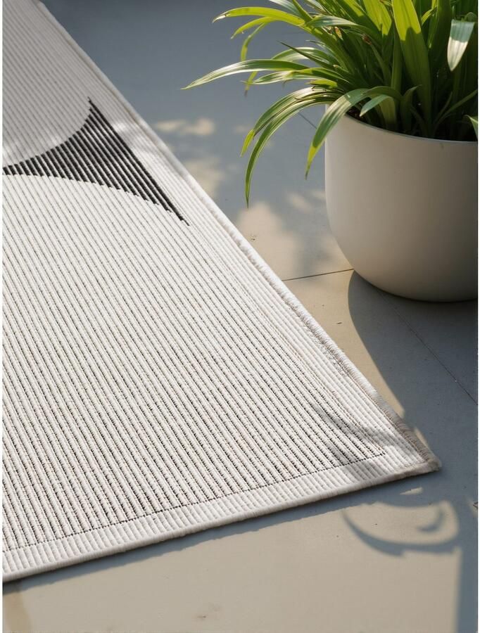 HANSE Home Outdoorkleed Bowen omkeerbaar tapijt Loper binnen en buiten platweefsel weerbestendig onderhoudsvriendelijk robuust - Foto 6