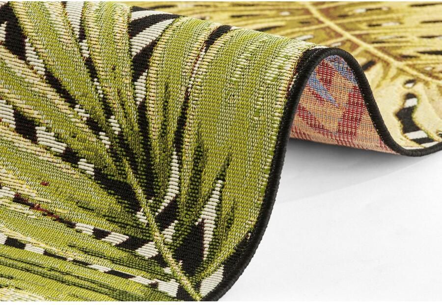 HANSE Home Outdoorkleed Diamonds and Leaves In-& outdoor tapijt weerbestendig balkon tuin woonkamer floraal - Foto 4
