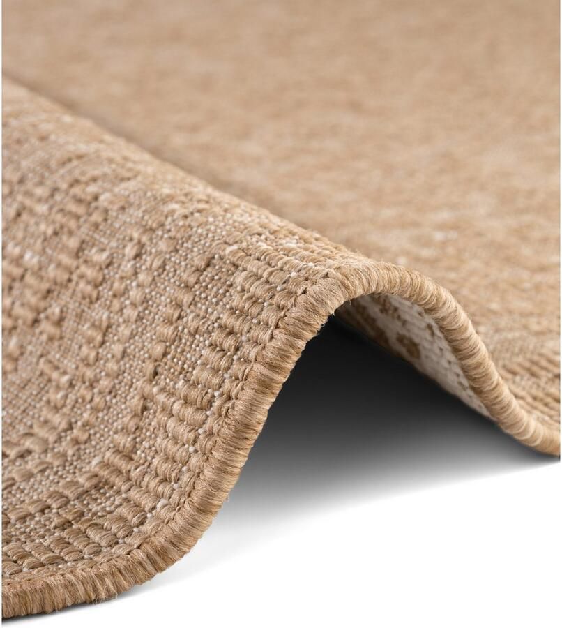 HANSE Home Outdoorkleed Kona omkeerbaar tapijt Binnen en buiten platweefsel weerbestendig onderhoudsvriendelijk robuust - Foto 2