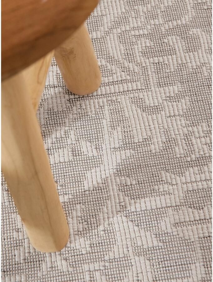 HANSE Home Outdoorkleed Kona omkeerbaar tapijt Binnen en buiten platweefsel weerbestendig onderhoudsvriendelijk robuust - Foto 7