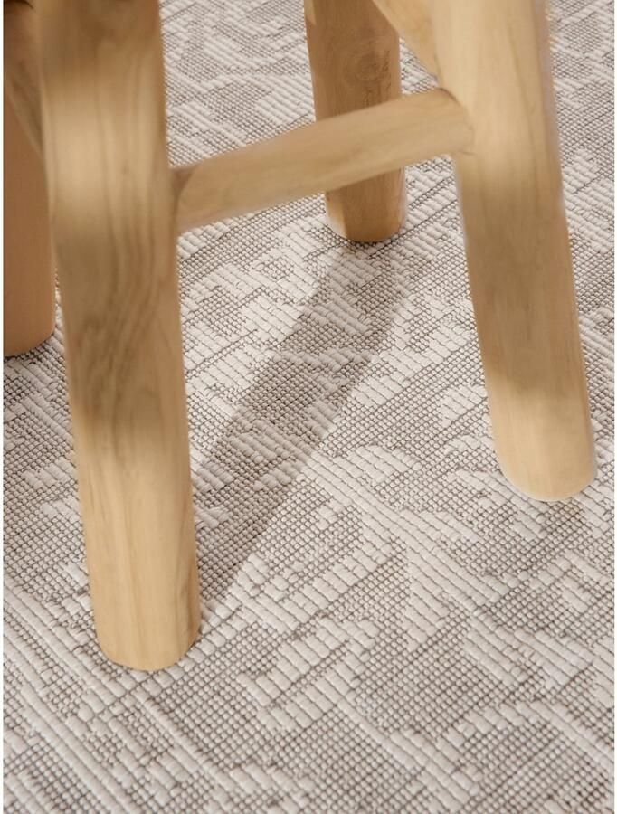 HANSE Home Outdoorkleed Kona omkeerbaar tapijt Binnen en buiten platweefsel weerbestendig onderhoudsvriendelijk robuust - Foto 8