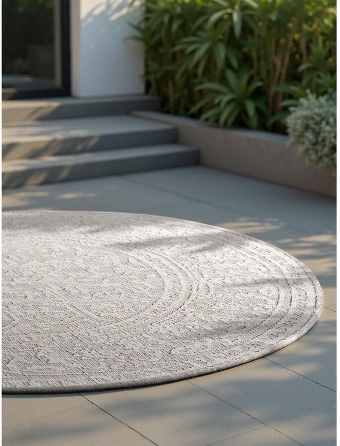 HANSE Home Outdoorkleed Kona omkeerbaar tapijt Binnen en buiten platweefsel weerbestendig onderhoudsvriendelijk robuust - Foto 4