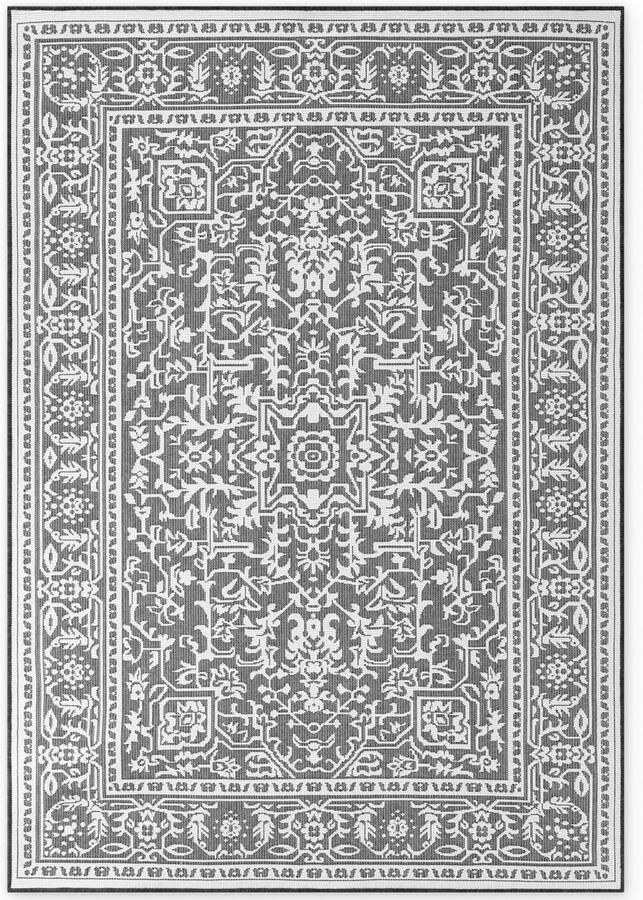 HANSE Home Outdoorkleed Kona omkeerbaar tapijt Binnen en buiten platweefsel weerbestendig onderhoudsvriendelijk robuust - Foto 9