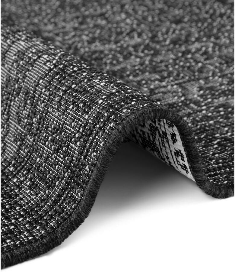 HANSE Home Outdoorkleed Kona omkeerbaar tapijt Binnen en buiten platweefsel weerbestendig onderhoudsvriendelijk robuust - Foto 2