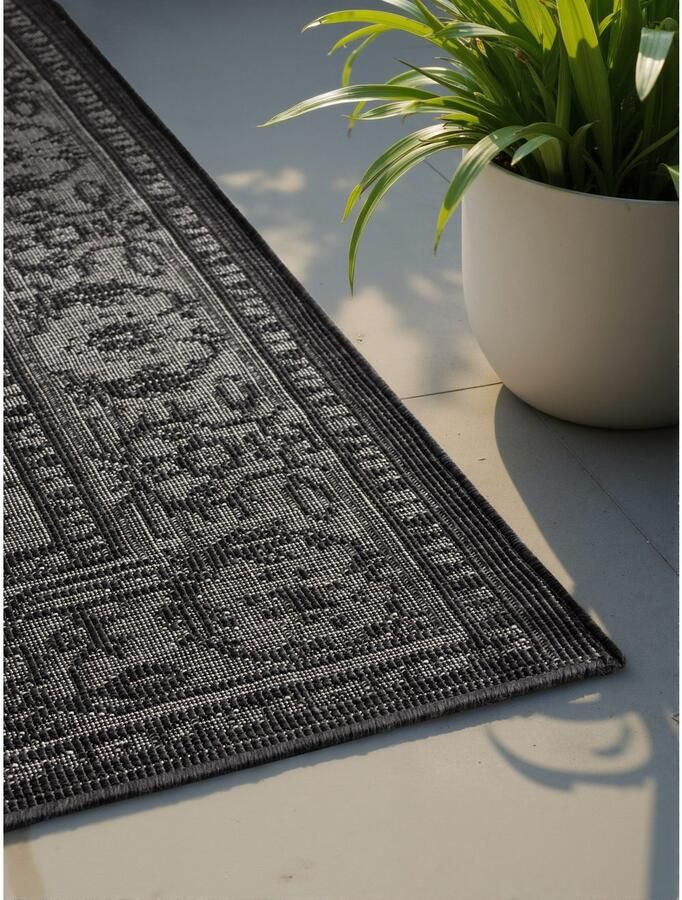 HANSE Home Outdoorkleed Kona omkeerbaar tapijt Binnen en buiten platweefsel weerbestendig onderhoudsvriendelijk robuust - Foto 5