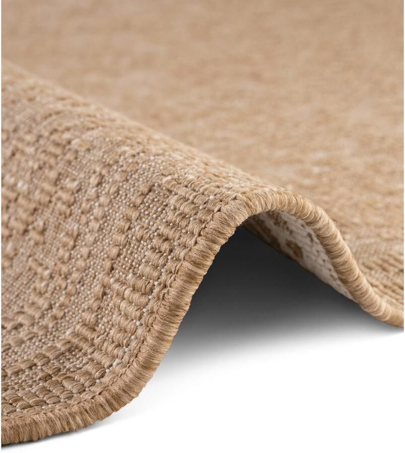 HANSE Home Outdoorkleed Kona omkeerbaar tapijt Binnen en buiten platweefsel weerbestendig onderhoudsvriendelijk robuust - Foto 2