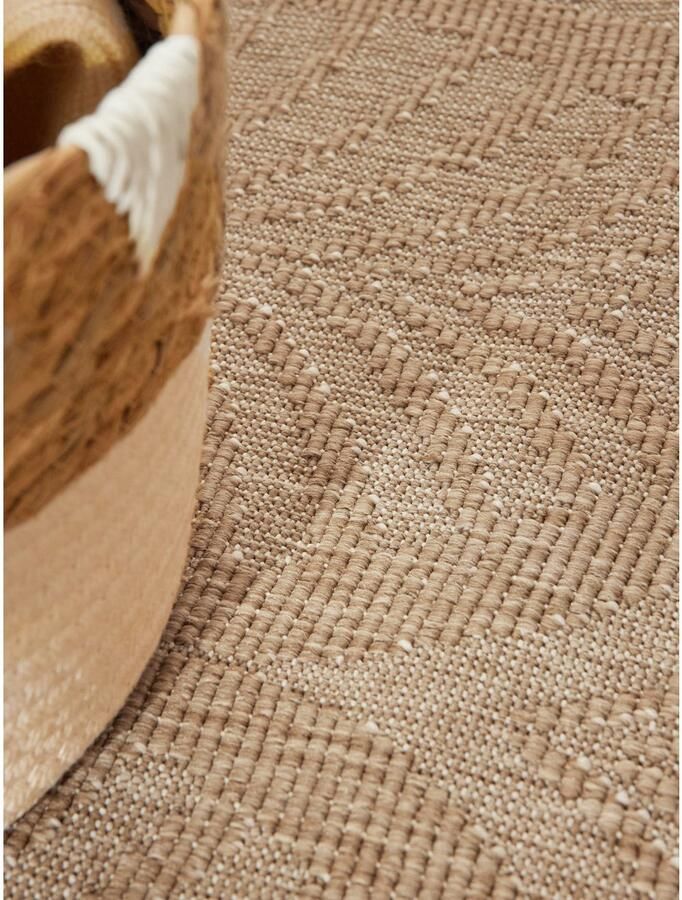 HANSE Home Outdoorkleed Liora omkeerbaar tapijt Binnen en buiten platweefsel weerbestendig onderhoudsvriendelijk robuust - Foto 8