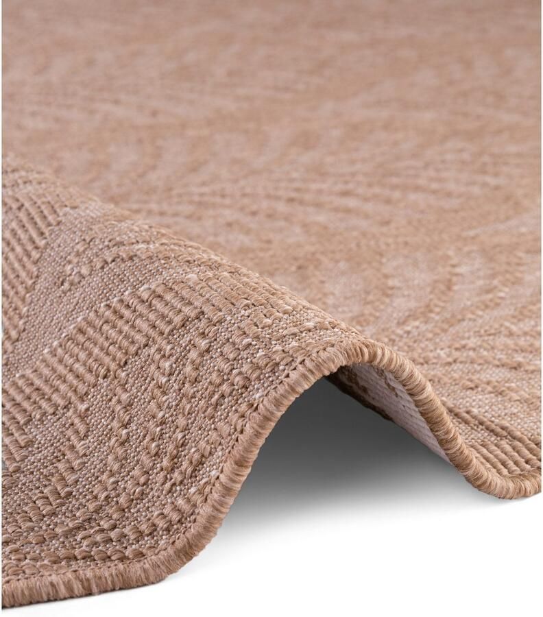 HANSE Home Outdoorkleed Liora omkeerbaar tapijt Binnen en buiten platweefsel weerbestendig onderhoudsvriendelijk robuust - Foto 2