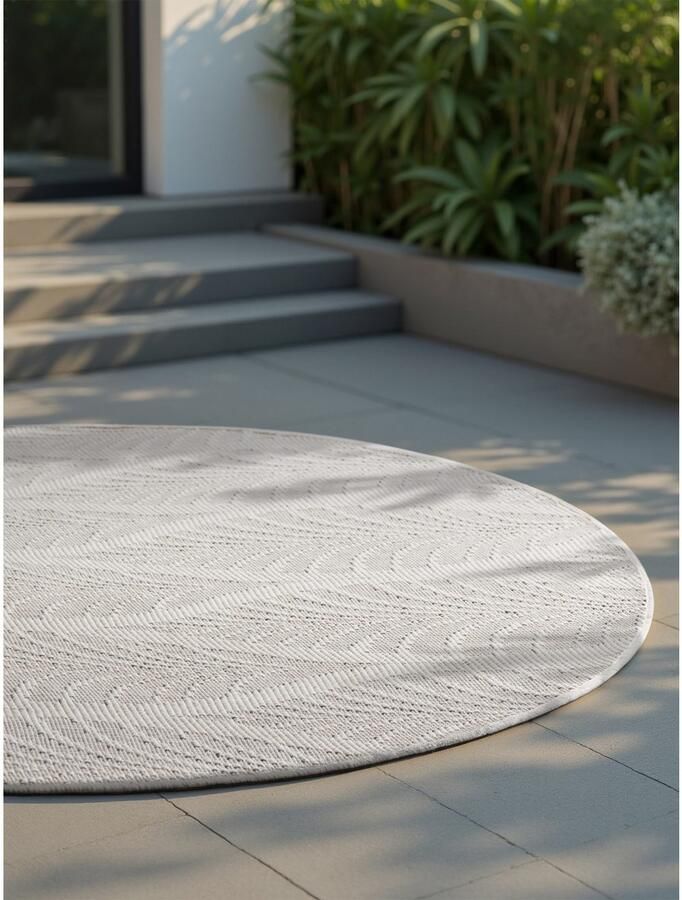 HANSE Home Outdoorkleed Liora omkeerbaar tapijt Binnen en buiten platweefsel weerbestendig onderhoudsvriendelijk robuust - Foto 8