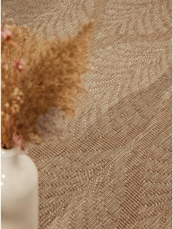 HANSE Home Outdoorkleed Liora omkeerbaar tapijt Loper binnen en buiten platweefsel weerbestendig onderhoudsvriendelijk robuust - Foto 8