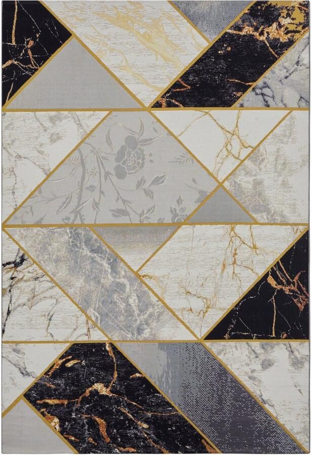 HANSE Home Outdoorkleed Noble In-& Outdoor Tapijt Weerbestendig Balkon Tuin Woonkamer goudkleur - Foto 2