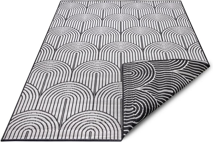 HANSE Home Outdoorkleed Pangli omkeerbaar tapijt In- & outdoor vloerkleed weerbestendig balkon tuin woonkamer modern - Foto 8