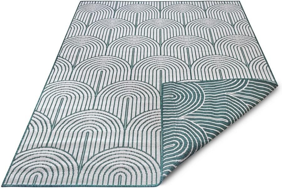 HANSE Home Outdoorkleed Pangli omkeerbaar tapijt In- & outdoor vloerkleed weerbestendig balkon tuin woonkamer modern - Foto 6