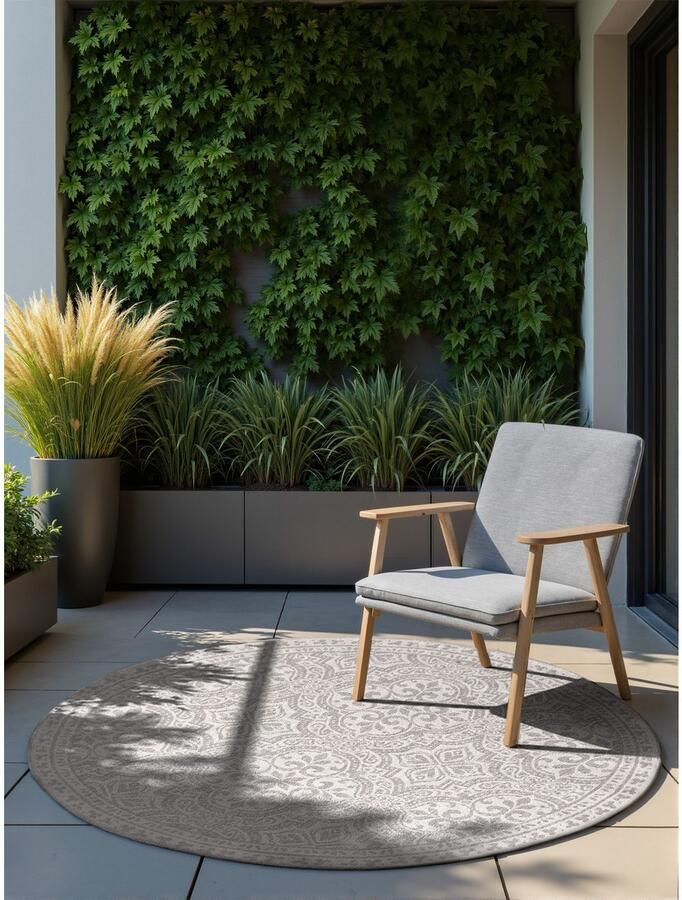 HANSE Home Outdoorkleed Rosel omkeerbaar tapijt Binnen en buiten platweefsel weerbestendig onderhoudsvriendelijk robuust - Foto 5