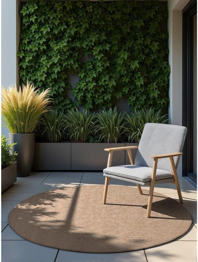 HANSE Home Outdoorkleed Rosel omkeerbaar tapijt Binnen en buiten platweefsel weerbestendig onderhoudsvriendelijk robuust - Foto 6