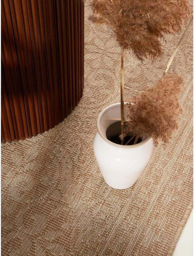 HANSE Home Outdoorkleed Rosel omkeerbaar tapijt Binnen en buiten platweefsel weerbestendig onderhoudsvriendelijk robuust - Foto 11