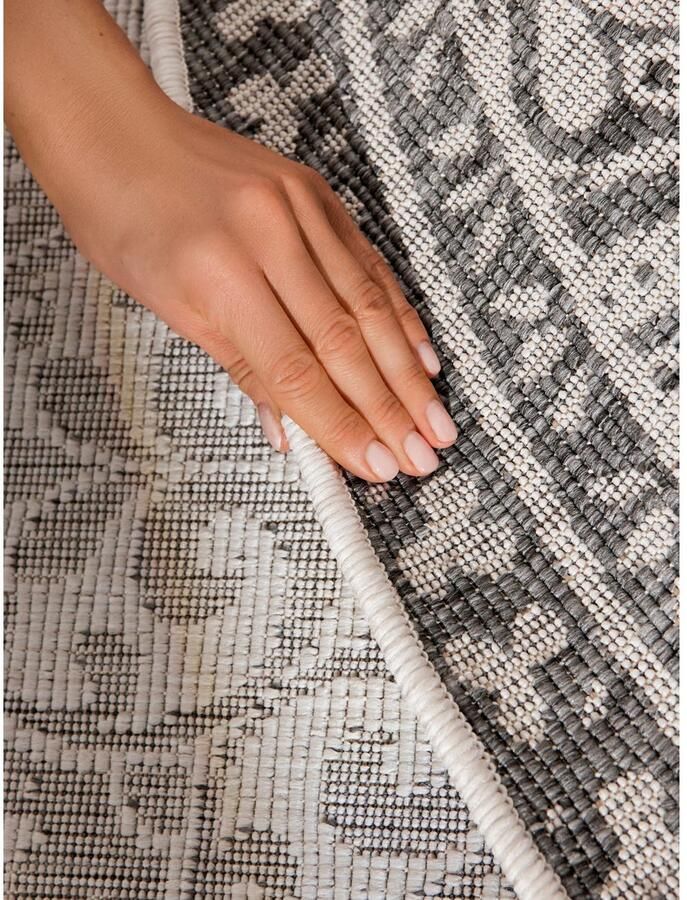 HANSE Home Outdoorkleed Rosel omkeerbaar tapijt Binnen en buiten platweefsel weerbestendig onderhoudsvriendelijk robuust - Foto 3