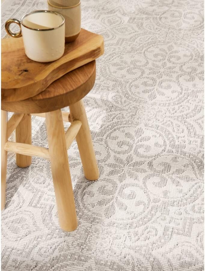 HANSE Home Outdoorkleed Rosel omkeerbaar tapijt Binnen en buiten platweefsel weerbestendig onderhoudsvriendelijk robuust - Foto 8