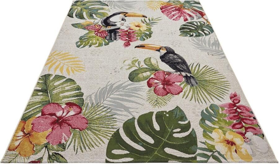 HANSE Home Outdoorkleed Tropical Dream In-& outdoor tapijt weerbestendig balkon tuin woonkamer floraal - Foto 6