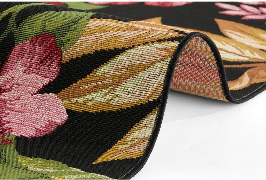 HANSE Home Outdoorkleed Tropical Flowers In-& outdoor tapijt weerbestendig balkon tuin woonkamer floraal - Foto 6