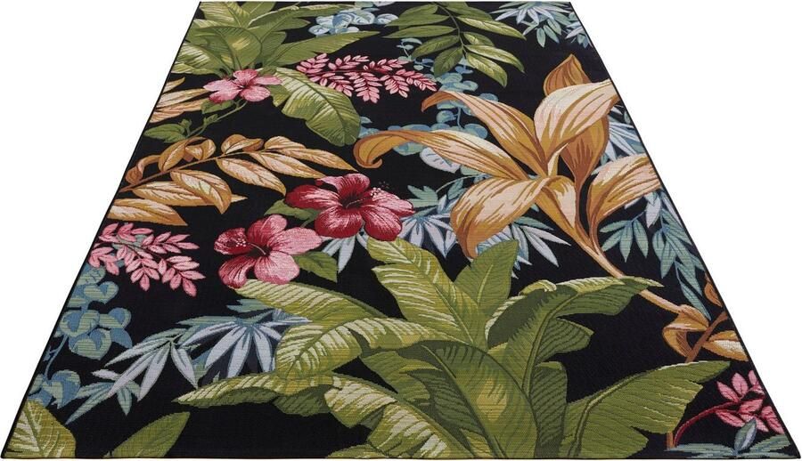 HANSE Home Outdoorkleed Tropical Flowers In-& outdoor tapijt weerbestendig balkon tuin woonkamer floraal - Foto 6