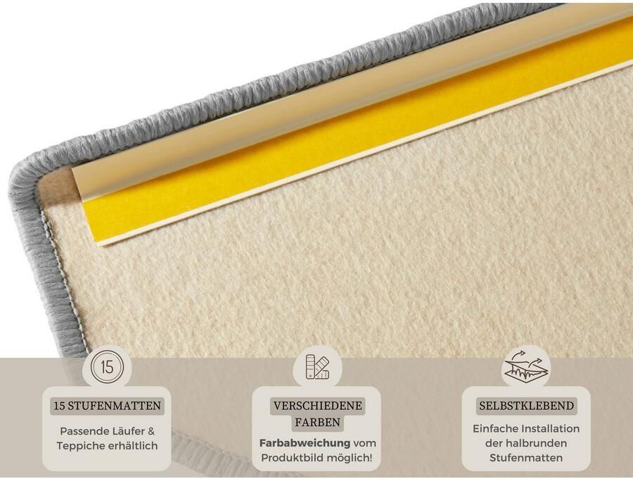 HANSE Home Tredemat Fancy 15 stuks trapmatten zelfklevend traptapijt traptreden - Foto 2
