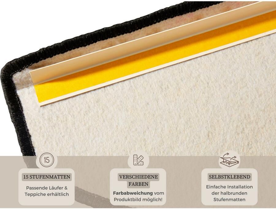 HANSE Home Tredemat Fancy 15 stuks trapmatten zelfklevend traptapijt traptreden - Foto 3