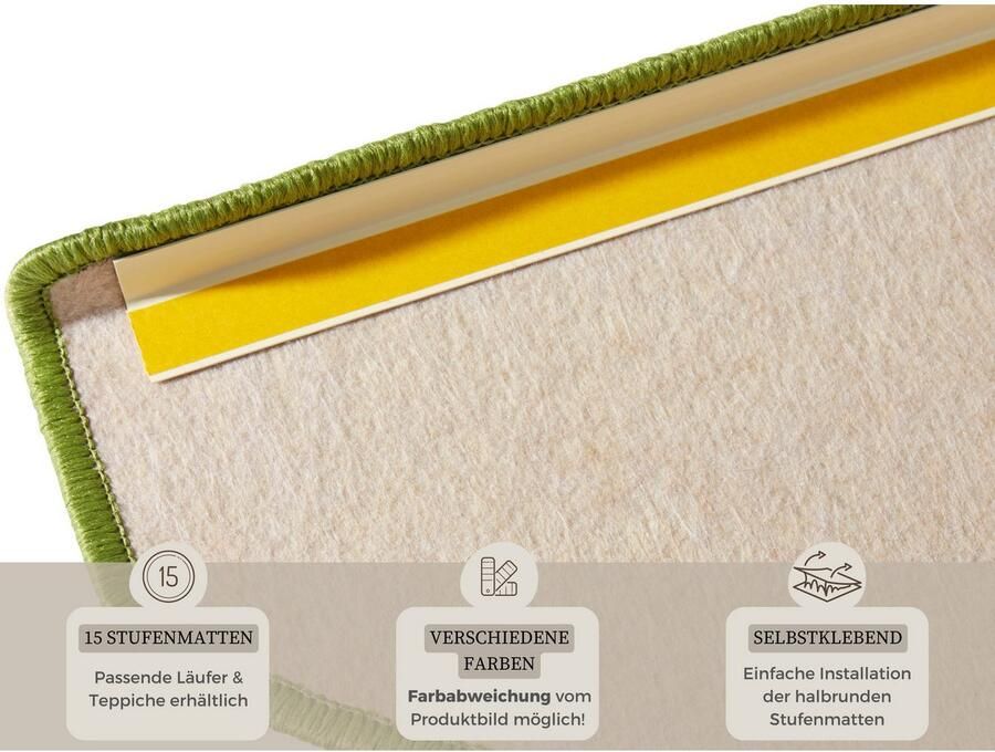 HANSE Home Tredemat Fancy 15 stuks trapmatten zelfklevend traptapijt traptreden - Foto 4