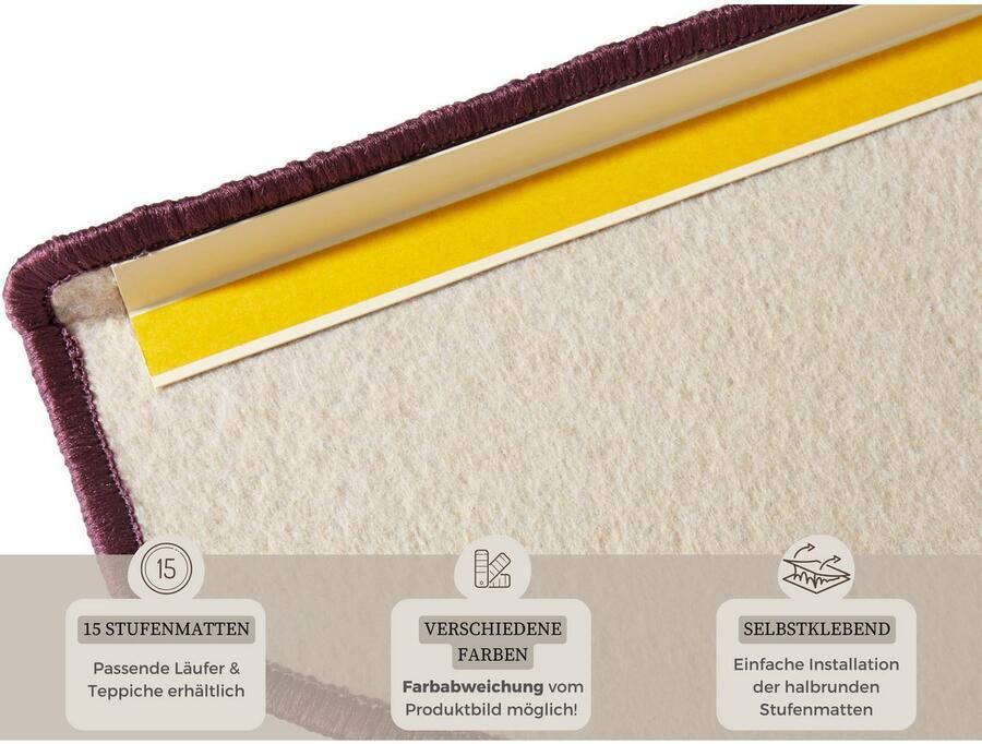 HANSE Home Tredemat Fancy 15 stuks trapmatten zelfklevend traptapijt traptreden - Foto 4