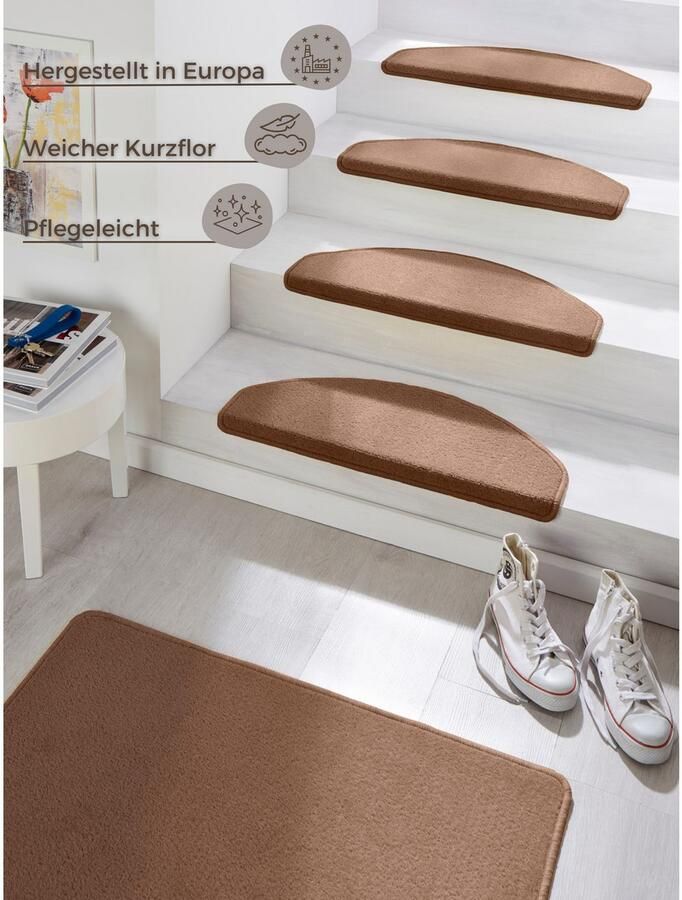 HANSE Home Tredemat Fancy 15 stuks trapmatten zelfklevend traptapijt traptreden - Foto 4