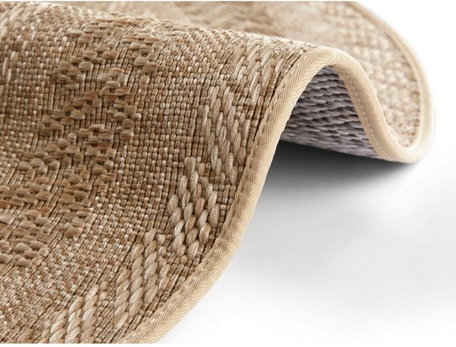 HANSE Home Vloerkleed Almendro Sisal-look robuust gemakkelijk in onderhoud platweefsel - Foto 3