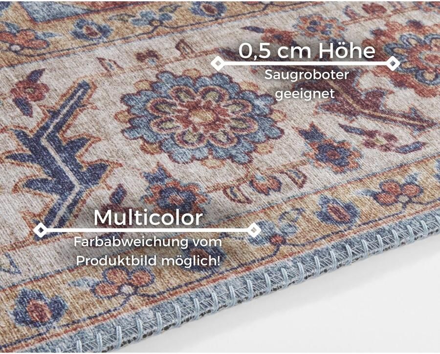 HANSE Home Vloerkleed Anthea Oosters loper vintage woonkamer slaapkamer eetkamer