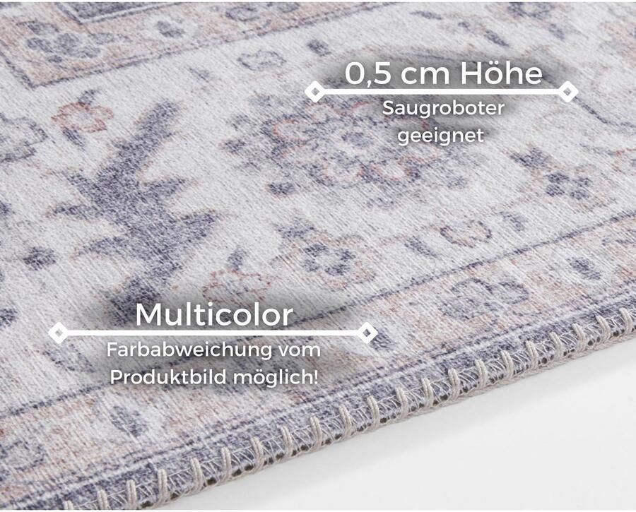 HANSE Home Vloerkleed Anthea Oosters loper vintage woonkamer slaapkamer eetkamer