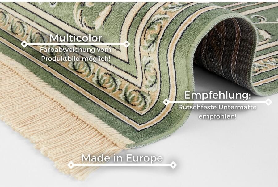 HANSE Home Vloerkleed Antiek Flowers Oriëntaals met franje oriënt woonkamer slaapkamer eetkamer - Foto 2