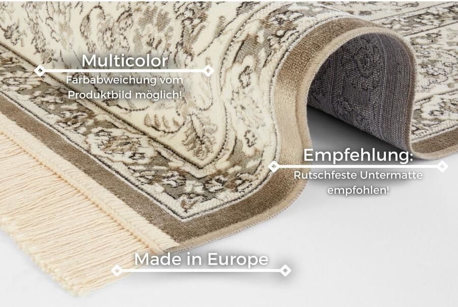 HANSE Home Vloerkleed Antiek Nain Oriëntaals met franje oriënt woonkamer slaapkamer eetkamer - Foto 2