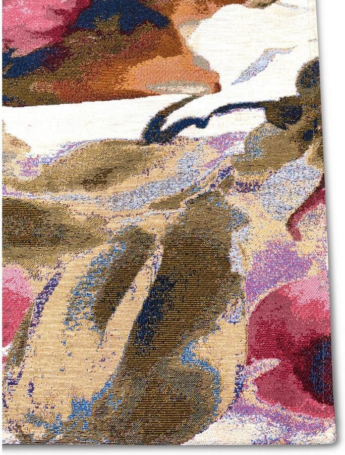 HANSE Home Vloerkleed Atika Bloemig kortpolig onderhoudsvriendelijk antislip glanzend woonkamer - Foto 2