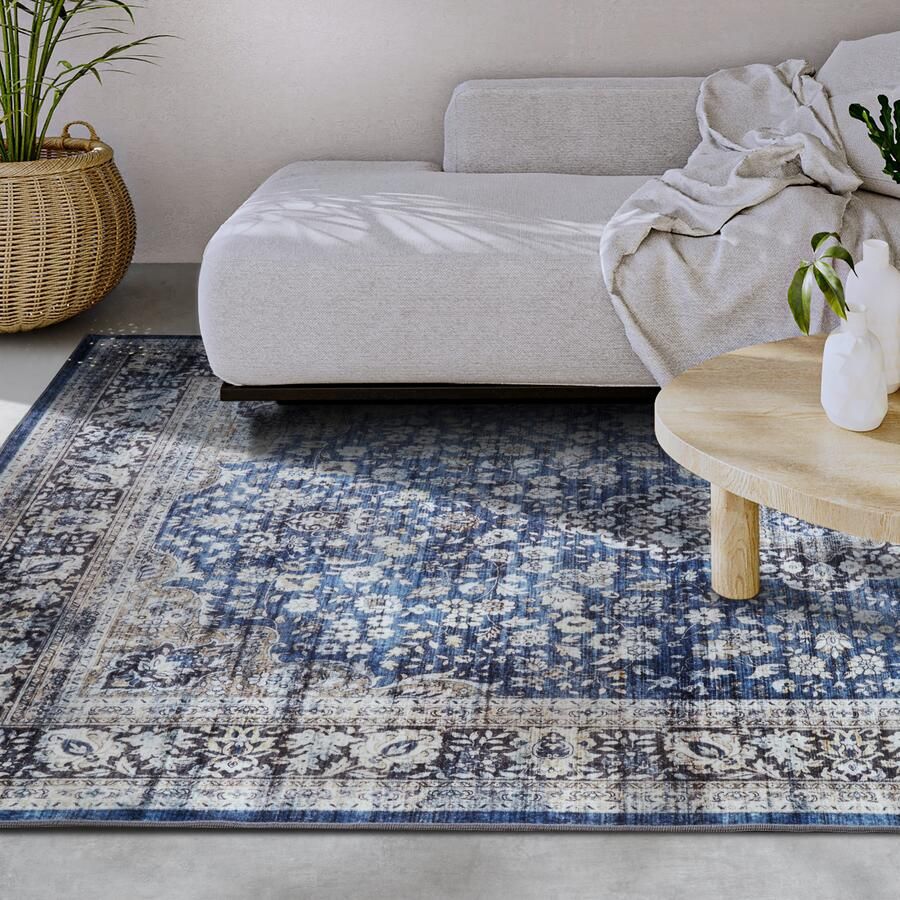 HANSE Home Vloerkleed Aurora Kortpolig antislip oriënt vintage klassiek woonkamer gang - Foto 2