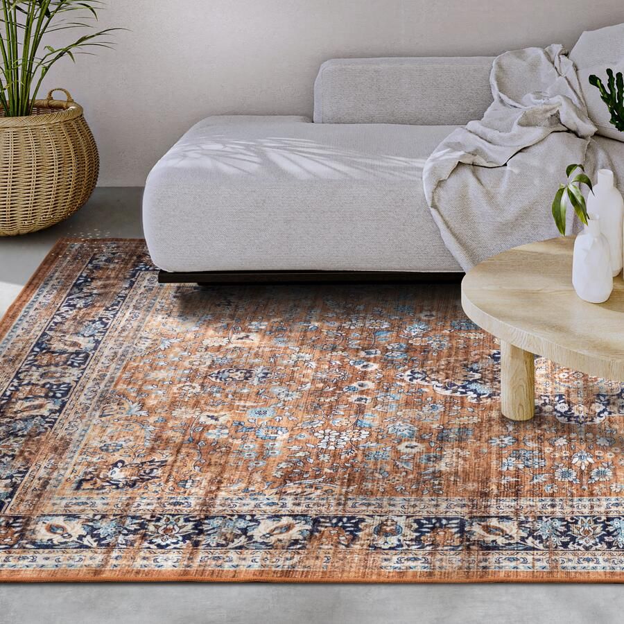 HANSE Home Vloerkleed Aurora Kortpolig antislip oriënt vintage klassiek woonkamer gang - Foto 2