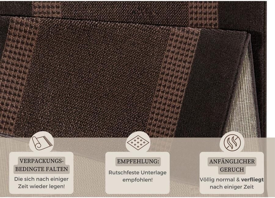 HANSE Home Vloerkleed Band Kortpolig zacht loper maten woonkamer slaapkamer eetkamer - Foto 4