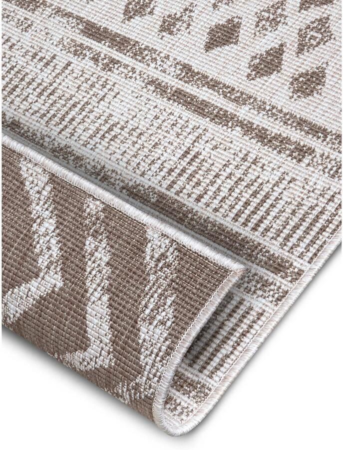 HANSE Home Vloerkleed BIRI tweezijdig te gebruiken kleed Binnen- en buitengebruik weerbestendig balkon loper woonkamer waterbestendig boho