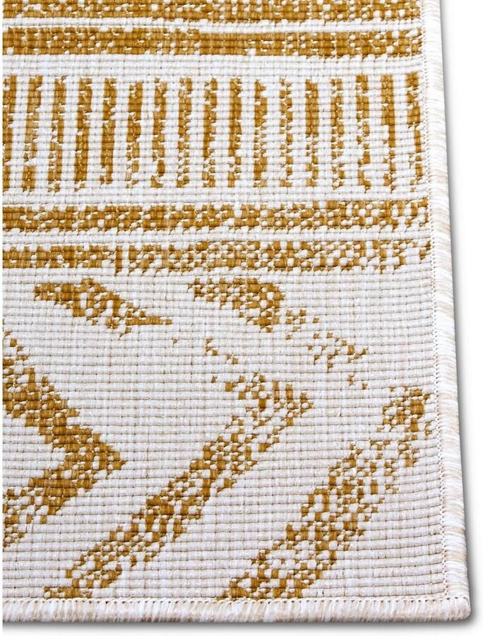 HANSE Home Vloerkleed BIRI tweezijdig te gebruiken kleed Binnen- en buitengebruik weerbestendig balkon loper woonkamer waterbestendig boho - Foto 4