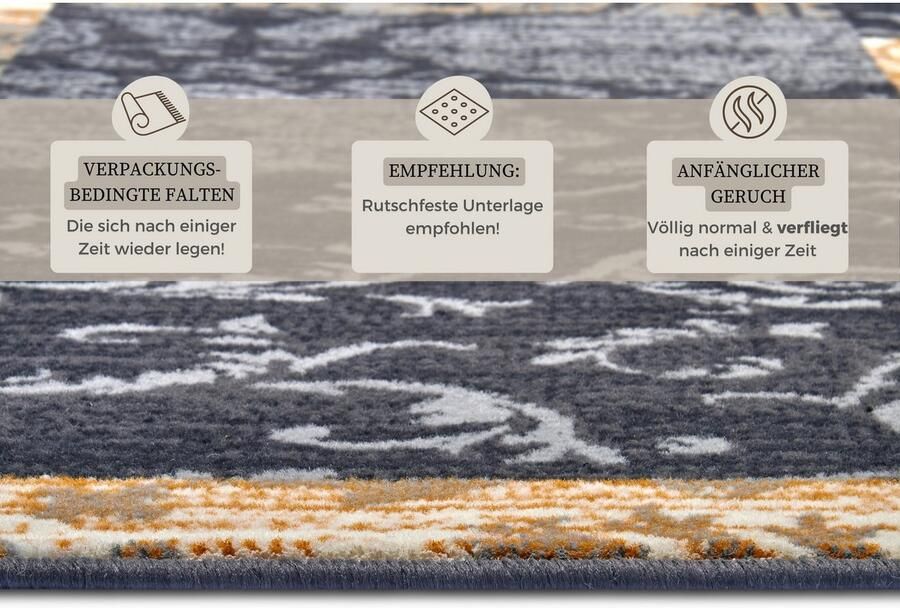 HANSE Home Vloerkleed Bloques Kortpolig zacht meerkleurig woonkamer slaapkamer eetkamer - Foto 5