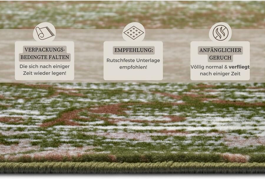 HANSE Home Vloerkleed Bloques Kortpolig zacht meerkleurig woonkamer slaapkamer eetkamer - Foto 5