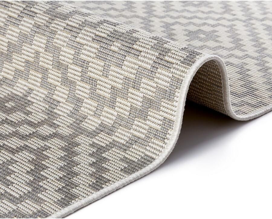 HANSE Home Vloerkleed Breeze In- & outdoor weerbestendig balkon tuin woonkamer ruiten - Foto 2