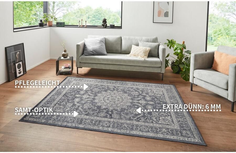 HANSE Home Vloerkleed Briar Fluweel oriënt-look zijde-look robuust gemakkelijk in onderhoud afgehecht - Foto 7